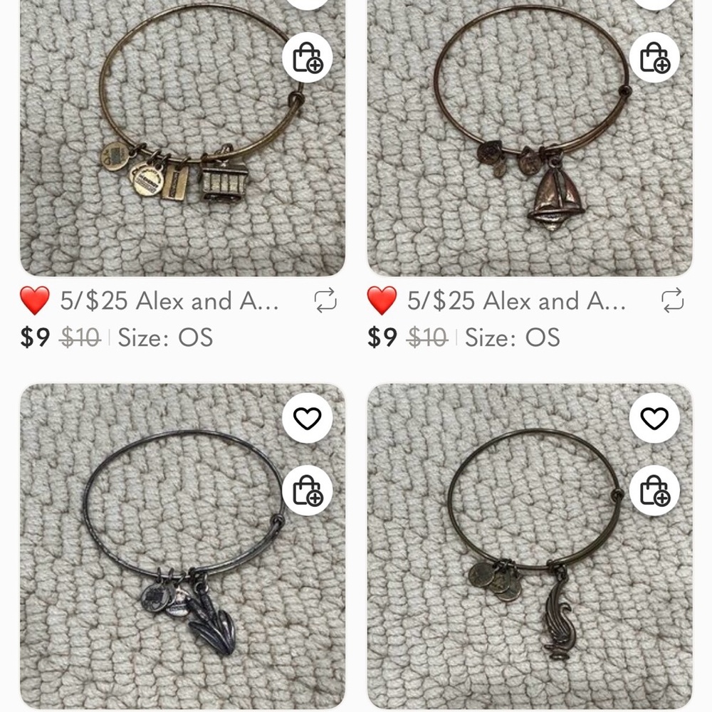 Lot of 17 bangles. 15 Alex and Ani + 2 non branded.